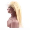 Droit 613 Blonde 360 Lace Frontal Seulement Une Pièce Frontale 22542 pouces Cheveux Humains Brésiliens Blonde 360 Lace Frontal avec Baby1549903