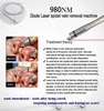 Traitement du champignon Vasculaire Vasculaire portable de la diode Multifonctionnelle de QTS Multifonctionnel 980NM 980NM 980 Traitement des champignons à ongles