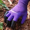 使い捨て手袋庭園4/8 ABSプラスチックラバー付き迅速な掘削植物掘り屋外実用ツールを植える70％