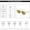 2020 Новый квадратный хип-хоп Солнцезащитные очки Женщины Мужчины Мода Смешные Солнцезащитные Очки Унисекс Уникальные Овальные Конфеты Цвет Очки Gafas UV400