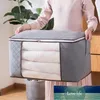 3 größen Empfangen Tasche Hause Schrank Lagerung Boxen Falten Vlies Stoff Kleidung Lagerung Tasche Closet Organizer Für Quilt Spielzeug1