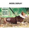 Kurtka z polaru wiosna Ciepłe ubrania dla psów dla małych średnich dużych psów odblaskowe wiatroszczelne plenerowy płaszcz zwierzęcy Elastyczny brzuch Corgi 211013