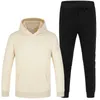 2020 Set da uomo Drop Shipping Felpe con cappuccio + Pantaloni Harajuku Abiti sportivi Felpa con cappuccio casual Set Felpe Set da 2 pezzi Tuta Plus 3XL Y0831