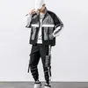 Herbst Mode Trainingsanzüge Männer Hip Hop Jacke Casual Hosen Sportswear 2PC Sets Streetwear Jogger Harajuku Jogginghose Männlichen Anzug Männer