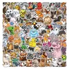 Adesivo per auto 10 50 100pcs Adesivi animali misti simpatici adorabili per bambini Ragazze Bottiglia d'acqua Notebook Skateboard Animali domestici casuali del fumetto Vin2797