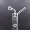 Protable Shisha Glass Oil Burner bong Hookah Small Ash Catchers smoking Glass Percolater Bubbler Pipes