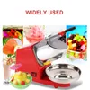 110V/220V Electric Ice Crusher/Shavers Block Shaving Machine Ice Chopper Smoothie Machine DIY Ice Cream Maker for Coffee Shop