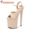 Chaussures habillées Chaussures de soirée￩e￠ plateforme pour femmes sandales Sexy talons hauts 15 17 20 CM 220303