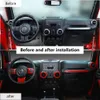 21stcs volledige set interieur decoratie trimkit voor Jeep Wrangler JK 2011-20172312