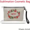 sublimation makeup bag