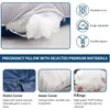 업그레이드 된 임신 베개 전체 작성 면화 임신 베개 쿠션 긴 G 모양 출산 Plillow 임신 여성 잠자는 201117