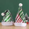 Julparty Sequins hattar för vuxna Klänning Färgglada Sequins Caps Nyårs gåvor Hem Holiday Party Supplies