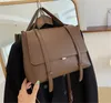 Handbags Large capacity women's bag autumn and winter new personalized postman bags retro fashion Pu portable lady briefcase Handbag