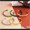 Bangle armbanden sieradencouple roestvrijstalen vlinder bacelet voor vrouwen 304 tarweontwerp Boheemse open verstelbare ros￩gouden zwarte kleur dr