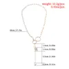 Pendentif Colliers 2021 Mode Imitation Perles Clavicule Chaîne Strass Papillon Collier Pour Femmes Or Argent Couleur Court Chocker