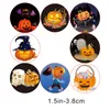 Halloween Sticker 500PCS / Roll Creative Gift Wrap Decoration Autocollants Cadeaux de vacances Package Packaging Ornements Supplies