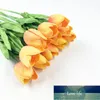 20 pcs Tulips Flores Artificiais Pu Tulipas Real Touch Buquê De Flor Falso DIY Grinaldas Para Casa Decoração De Partido De Casamento