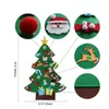 Christmas Decorations Tree Snow DIY Felt Man Handmade Artificial Wall Hanging Ornaments Decoration For Year Gifts Kids Toys Home