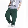 Pantalons pour hommes 5 couleurs XL-5XL Hommes Lâche Hip Hop Jogger Dance Parkour Skateboard Pantalon de survêtement Long Mâle Pleine longueur Pantalons Pantalons