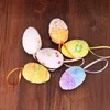 New Creative Easter Cloth Egg Decoration Hanging Ornaments Easter Eggs Toy Gifts Home Party Decor