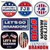 Allons Brandon Stickers Drapeaux pour voiture Cellphone Coupes Universal Tags Décoration FN11