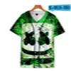 3D Печатная рубашка бейсбол мужчина с коротким рукавом футболки дешевые летние футболки хорошее качество мужские O-шеи топы размер S-3XL 039