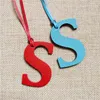 letter s keychain