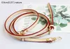 0.35"/0.47"/0.6"/ 0.7" Real Vachetta leather crossbody strap replacement bag strap Luxury 41.3"-48" adjustable