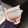 Hörlurar tillbehör fodral lyx smycken glitter bling diamant skydd hårt fall för airpods pro mode 3 gulligt sexigt lock coque present protector airpodspro