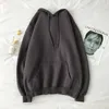 Hoodies kadınlar sıcak 2022 bahar polar büyük boy cep kapşonlu gündelik sweatshirt hip hop klasik kapüşonlu üstler kadın giyim