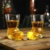 Wijnglazen 300ml Creative Boot Shape Glass Cup Transparante Koffie Mok Melk Juice Bar Club Bier Mokken Cocktail Cups Personaliy Gift ZC961