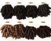 Blice Naturel Noir Faux Bouclés Frange Deux-Clips Dans Bang Extensions de Cheveux Synthétiques Avec 100% Kanekalon Postiches Pour Femmes