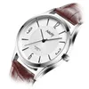 Watchsc-Nuevos relojes de estilo deportivo Generous Watch simples y coloridos (pulsera de acero plateada)