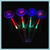 LED Işık Çubukları Işıklı Oyuncak Hediyeleri Aydınlatıyor Yanıp Sönen Lollipop Wand Glow Stick Cadılar Bayram