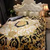 luxe hoogwaardige designer beddengoed sets koningin dekbedovertrek laken kussenslopen mode dekbed set