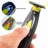 MLG tvättbar uppladdningsbar elektrisk rakapparat Beard Razor Body Trimmer Män Rakning Maskin Hår Face Care Cleaning 220209