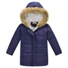 Novas crianças meninos jaqueta casaco para bebê frio bebê quente ski ternos outerwear roupas crianças snowsuit moletom jaqueta acolchoada parka h0910