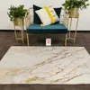 Bubble Kiss Nordic Style Carpet for Home Living Room Gold Marble Pattern Customized Bedroom Decor Area Rug Non-slip Mat 210626