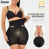 Gewatteerde slipje Butt Lifter Shapewear Tummy Control Fake Butt Slimming Sexy Dames Panty Hoge Taille Trainer Ondergoed Slips 210402