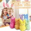 Easter bunny peeps pluszowe zabawki sexy słodkie symulacja królika nadziewana lalka zwierząt dla dzieci dzieci miękkie poduszki urodzinowe prezenty