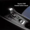 Adesivos para toyota chr 20172020 interior painel de controle central maçaneta da porta 3d 5d adesivos de fibra carbono decalques estilo do carro acessórios