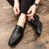 2022 hommes chaussures marque tresse en cuir décontracté conduite Oxfords chaussures hommes mocassins mocassins chaussures italiennes pour hommes appartements Zapatos Hombre