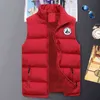 2021 가을과 겨울 패션 스포츠웨어 코트 남성용 따뜻한 방풍 다운 조끼 민소매 자켓 Jott 인쇄
