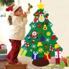 Kids DIY Felt Christmas Tree Merry Christmas Decorations For Home Christmas Ornaments Noel Navidad Xmas Gifts Year 2022 210925