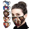 2021 Noel Yüz Maskeleri Santa Kardan Adam Hediye Baskı Çocuklar Yetişkin Çocuk 3-Katmanlı Koruma Sağlık Maskesi Yüz Sıhhi Maskeleri Yüz Maskeleri Filtre A16 ile