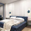 La lampe murale de chevet minimaliste moderne peut faire pivoter les lampes créatives à LED, allée murale, salon, chambre à coucher, lampe de chevet intérieure et extérieure 210724