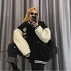 veste Femme lâche Hip Hop baseball uniforme esprit commémoratif manteau printemps automne hommes femmes beau punk streetwear 211014