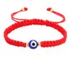 Злой турецкий глаз рука плетеная веревка цепь красная нить струна браслет женщины мужчины 2021 шарм счастливые регулируемые браслеты ювелирные изделия дружбы