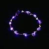 Flashing Strings LED Flow Flower Crown Headbands Light Party Rave Floral Cabelo Garland Luminous Grinalda Casamento Presente de Flores