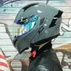 FILP UP 오토바이 헬멧 더블 렌즈 전체 얼굴 레이싱 CASCO MOTO CAPACETES 드 MOTOCICLISTA 기관차 헬멧 Q0630